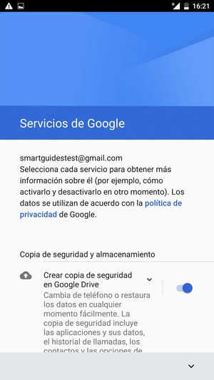 Seleccione MÁS