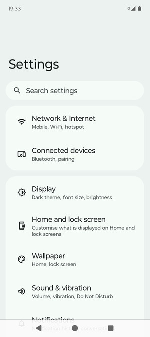 Select Network & Internet
