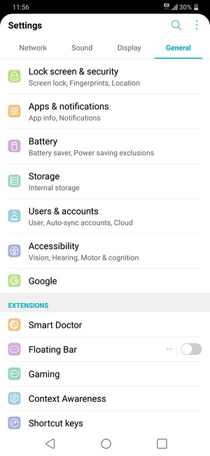 Select Lock screen & security