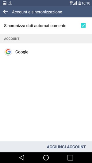 Seleziona Google