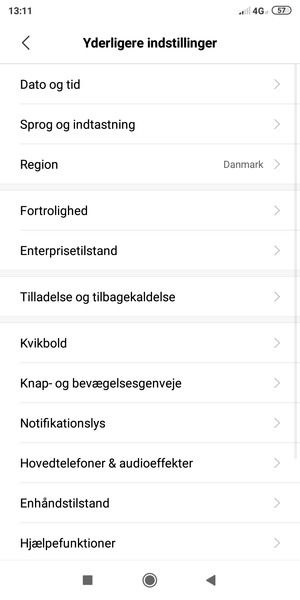 Vælg Fortrolighed