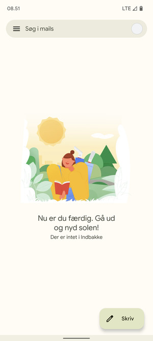 Din Hotmail er klar til brug