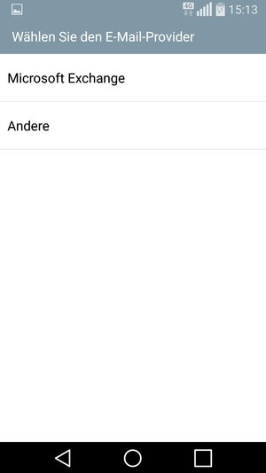 Wählen Sie Andere