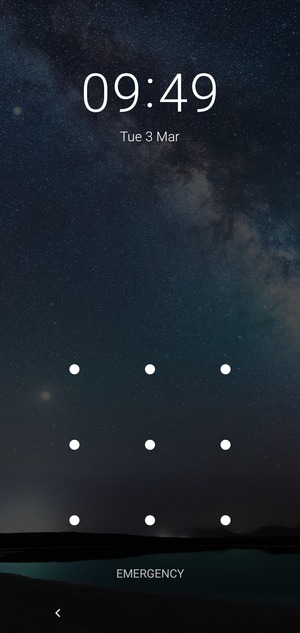 Your phone is now secure with a screen lock