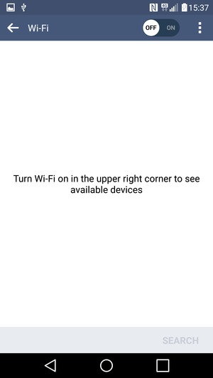Turn on Wi-Fi