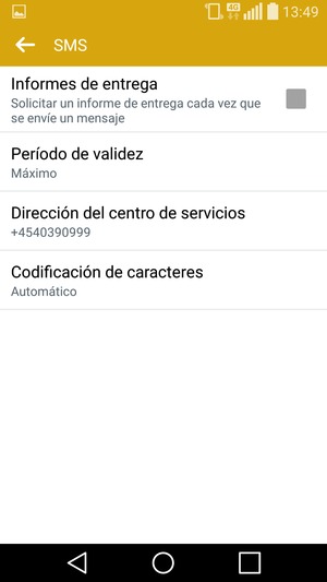 Seleccione Dirección del centro de servicios