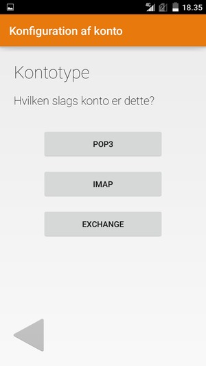 Vælg Exchange