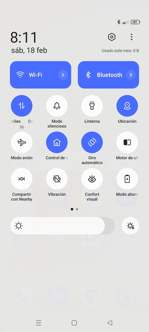 Desactive Wi-Fi y Bluetooth