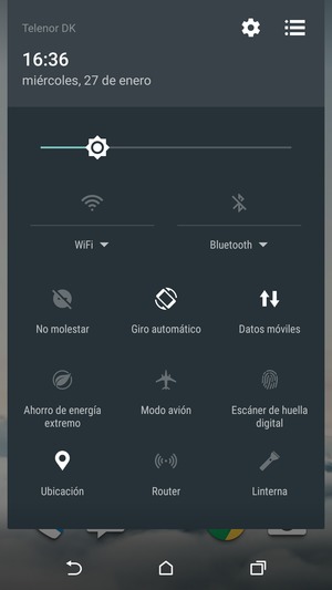 Desactive Ubicación