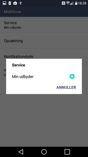 Vælg Min udbyder