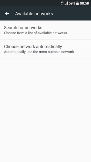 Select Search for networks