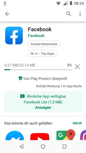 Warten Sie, bis der Installationsprozess  beendet ist