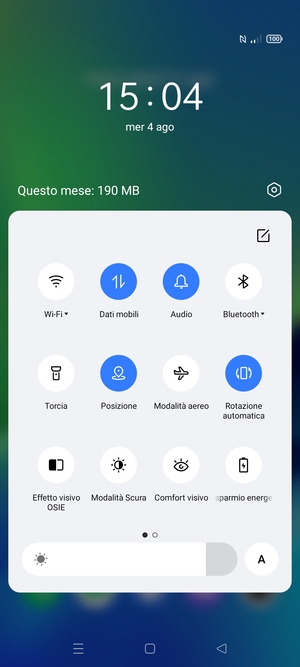 Disattiva Posizione