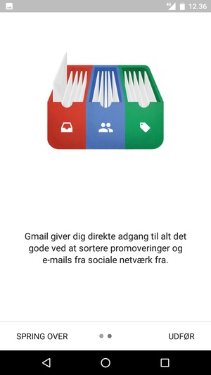 Vælg UDFØR