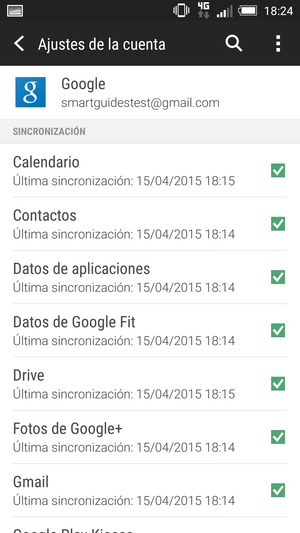 Asegúrese de haber seleccionado Contactos