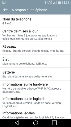 Sélectionnez Centre de mises à jour
