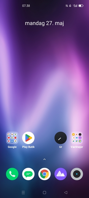 Vælg Telefon
