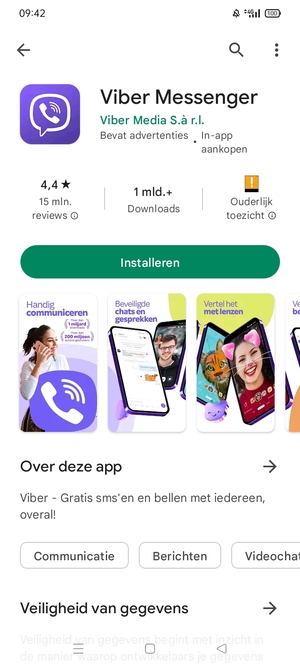 Selecteer Installeren