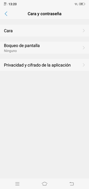 Seleccione Bloqueo de pantalla