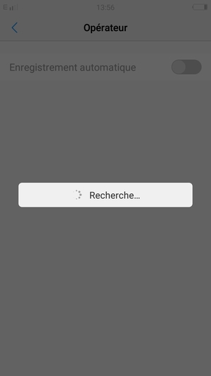 Veuillez attendre la fin de la recherche