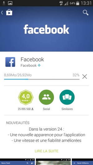 Veuillez attendre la fin de la procédure d'installation
