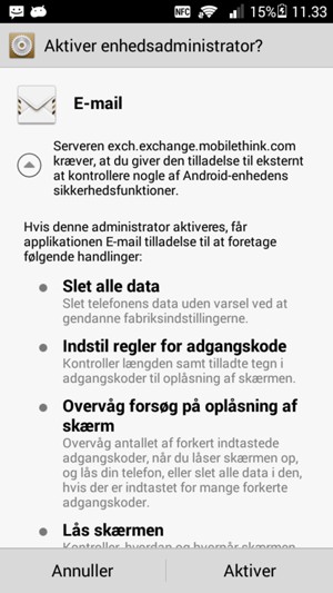 Vælg Aktiver