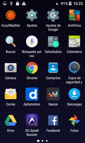Seleccione Ajustes