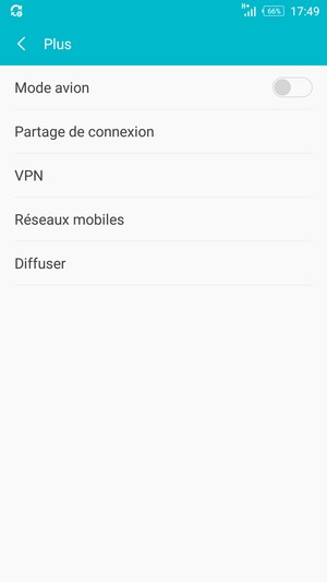 Sélectionnez Réseaux mobiles