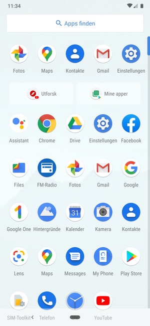Wählen Sie Einstellungen