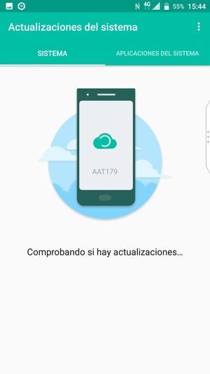 Espere a que la búsqueda termine