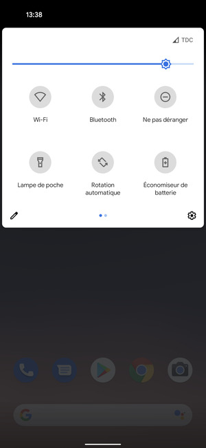 Régler la luminosité au niveau souhaité