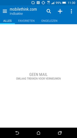 Uw account is klaar voor gebruik
