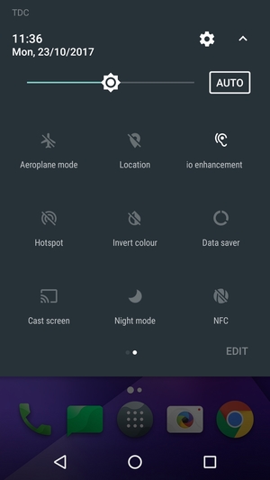 Select the Settings button