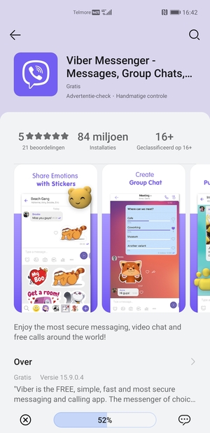 Wacht tot het installatieproces beëindigd is