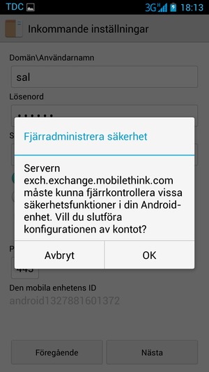 Välj OK
