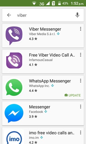 Select the app