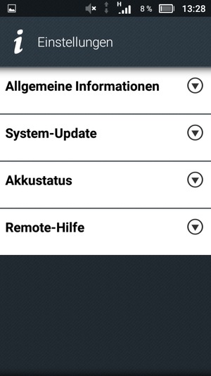 Wählen Sie System-Update