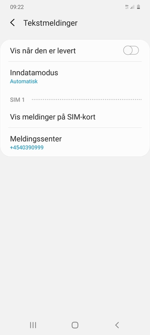 Velg Meldingssenter