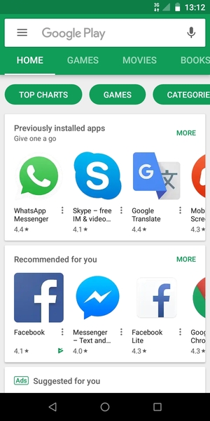 Select the Search bar