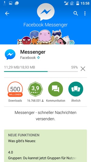 Warten Sie, bis der Installationsprozess  beendet ist
