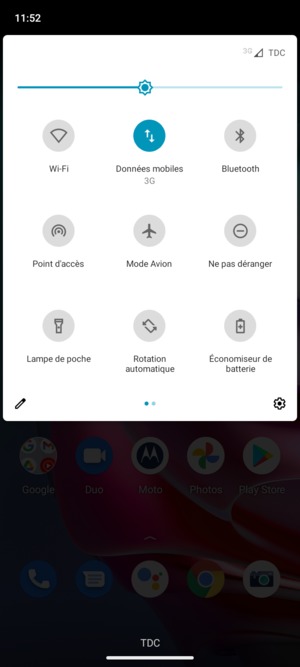 Seleccione Économiseur de batterie