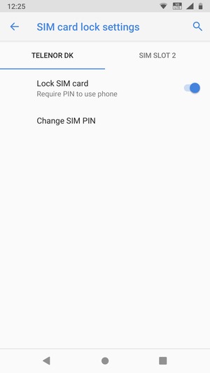 Select Public and Change SIM PIN
