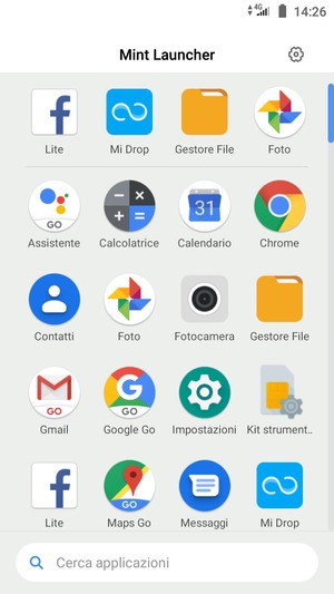 Seleziona Impostazioni