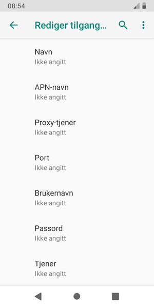 Skriv inn MMS-informasjon