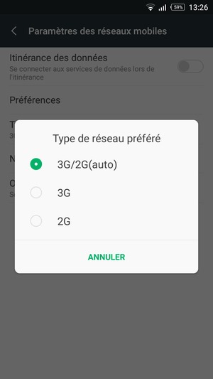 Sélectionnez votre option préférée