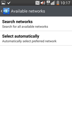 Select Search networks