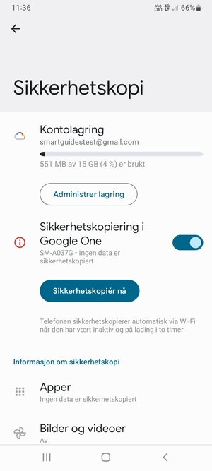 Velg Kontolagring