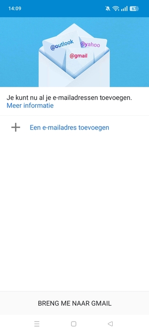 Selecteer Een e-mailadres toevoegen