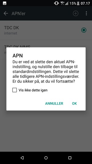 Vælg OK