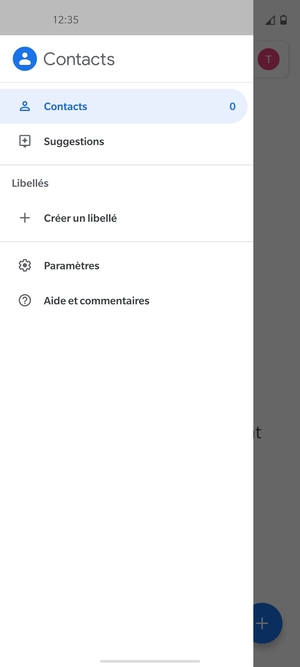 Sélectionnez Paramètres